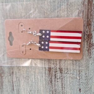 Flag earrings